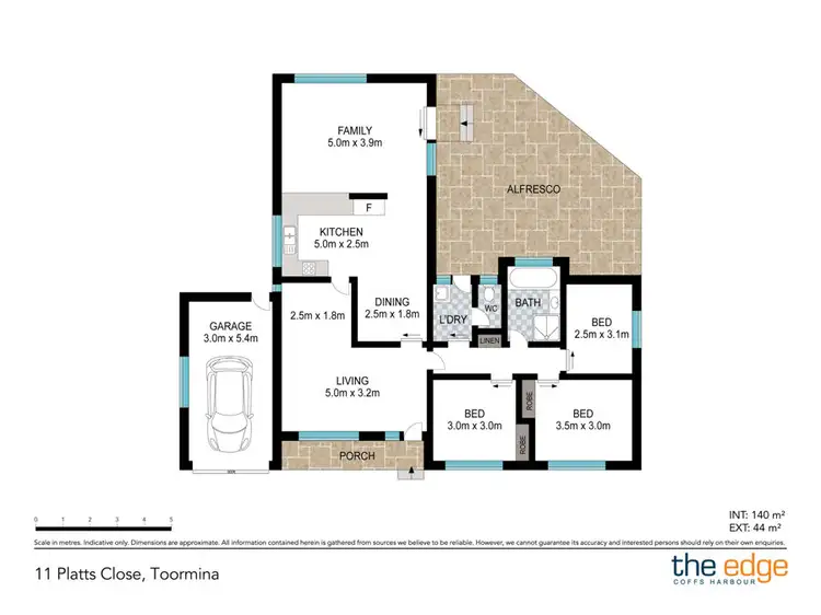 Floorplan of Homely house listing, 11 Platts Close, Toormina NSW 2452