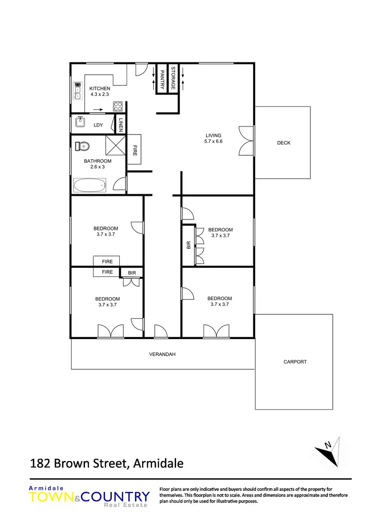 Floorplan of Homely house listing, 182 Brown Street, Armidale NSW 2350
