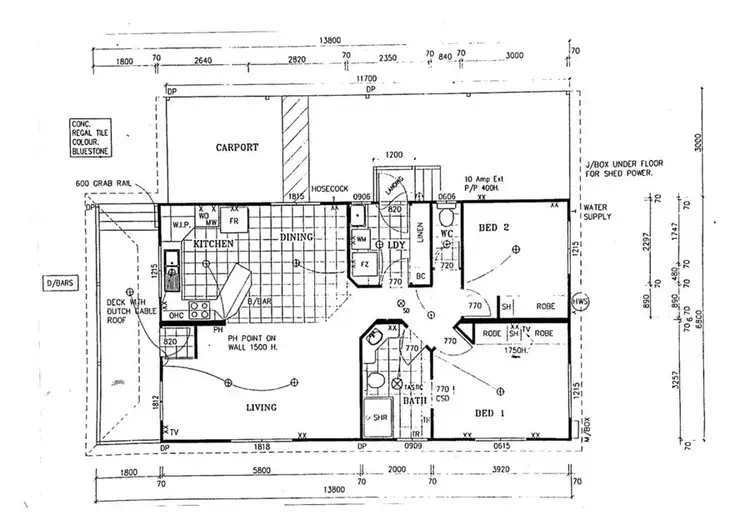 Floorplan of Homely house listing, 90 WATTLEGROVE TERRACE, Valla Beach NSW 2448