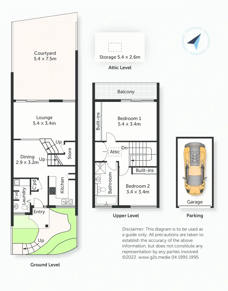 Floorplan of Homely townhouse listing, 8/6 Tuckwell Place, Macquarie Park NSW 2113