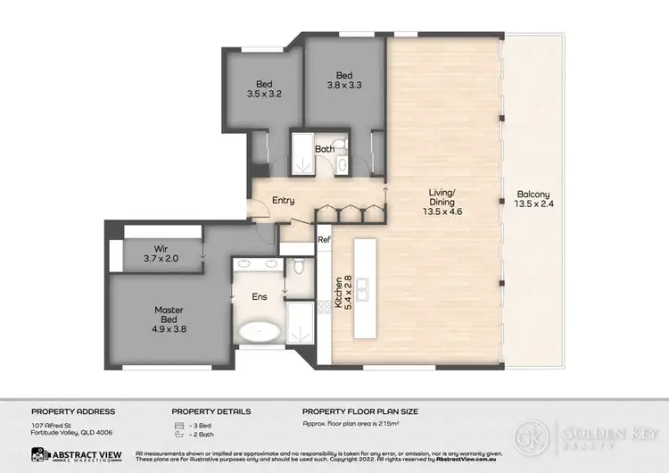 Floorplan of Homely apartment listing, 2601/365 St Pauls Terrace, Fortitude Valley QLD 4006