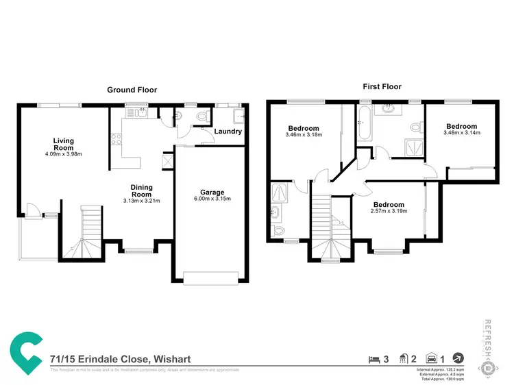 Floorplan of Homely townhouse listing, 71/15 Erindale Close, Wishart QLD 4122