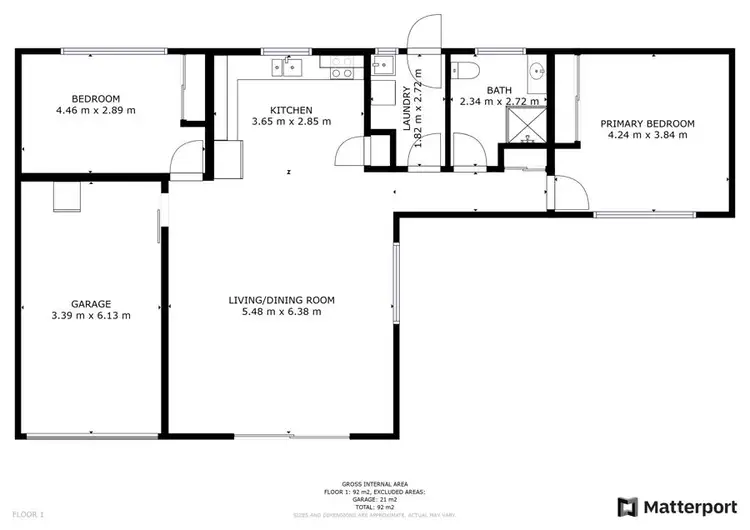Floorplan of Homely villa listing, 2/108 West High Street, Coffs Harbour NSW 2450