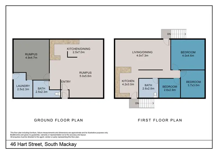 Floorplan of Homely house listing, 46 Hart Street, South Mackay QLD 4740