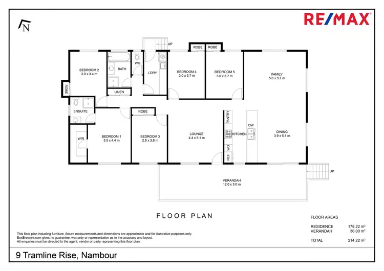 Floorplan of Homely house listing, 9 Tramline Rise, Burnside QLD 4560