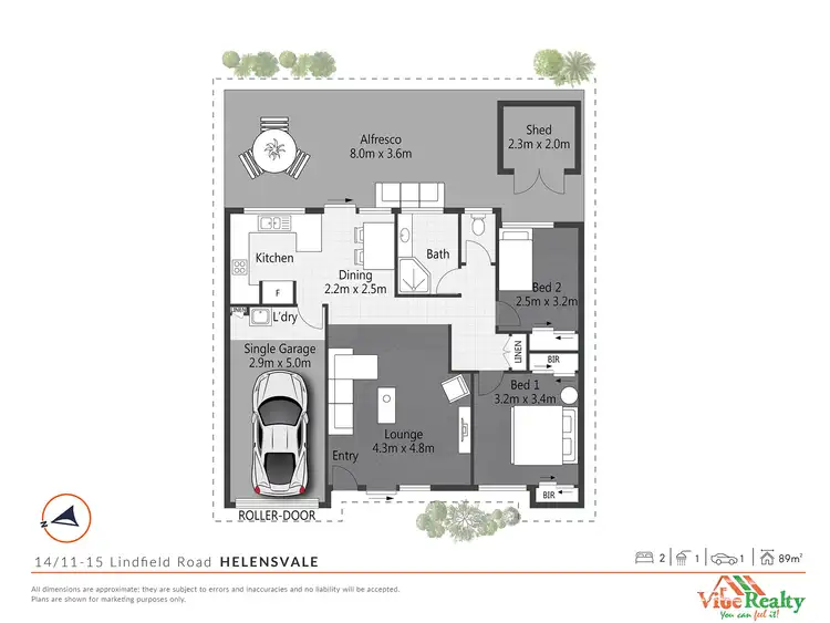 Floorplan of Homely unit listing, 14 11-15 Lindfield Road, Helensvale QLD 4212