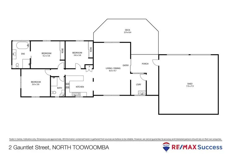 Floorplan of Homely house listing, 2 Gauntlet Street, North Toowoomba QLD 4350