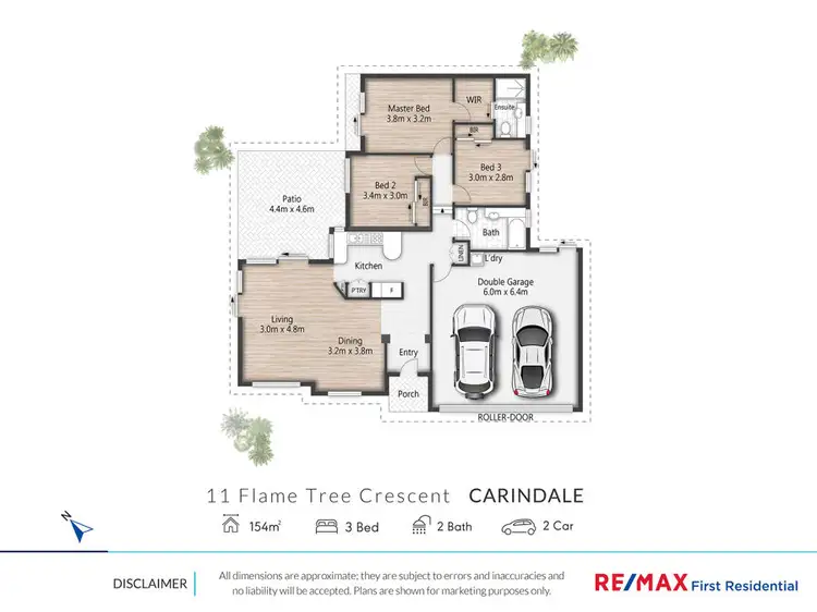 Floorplan of Homely house listing, 11 Flame Tree Crs, Carindale QLD 4152