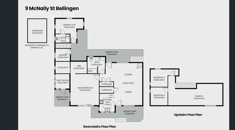 Floorplan of Homely house listing, 9 McNally St, Bellingen NSW 2454