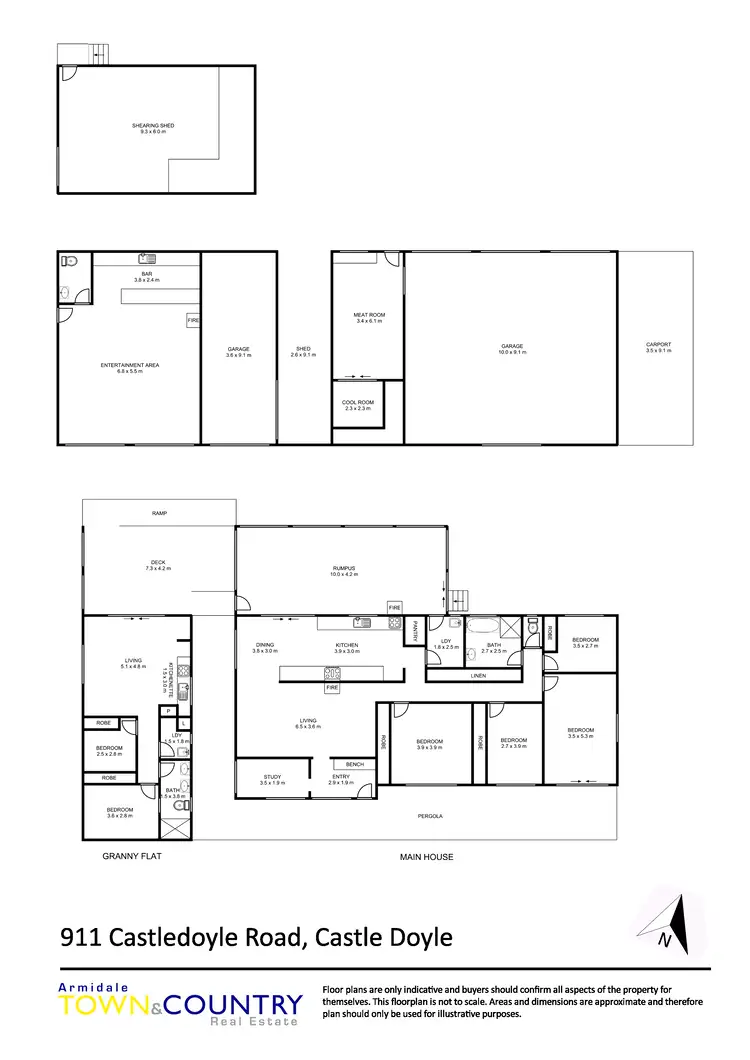 Floorplan of Homely rural property listing, 911 Castledoyle Road, Armidale NSW 2350
