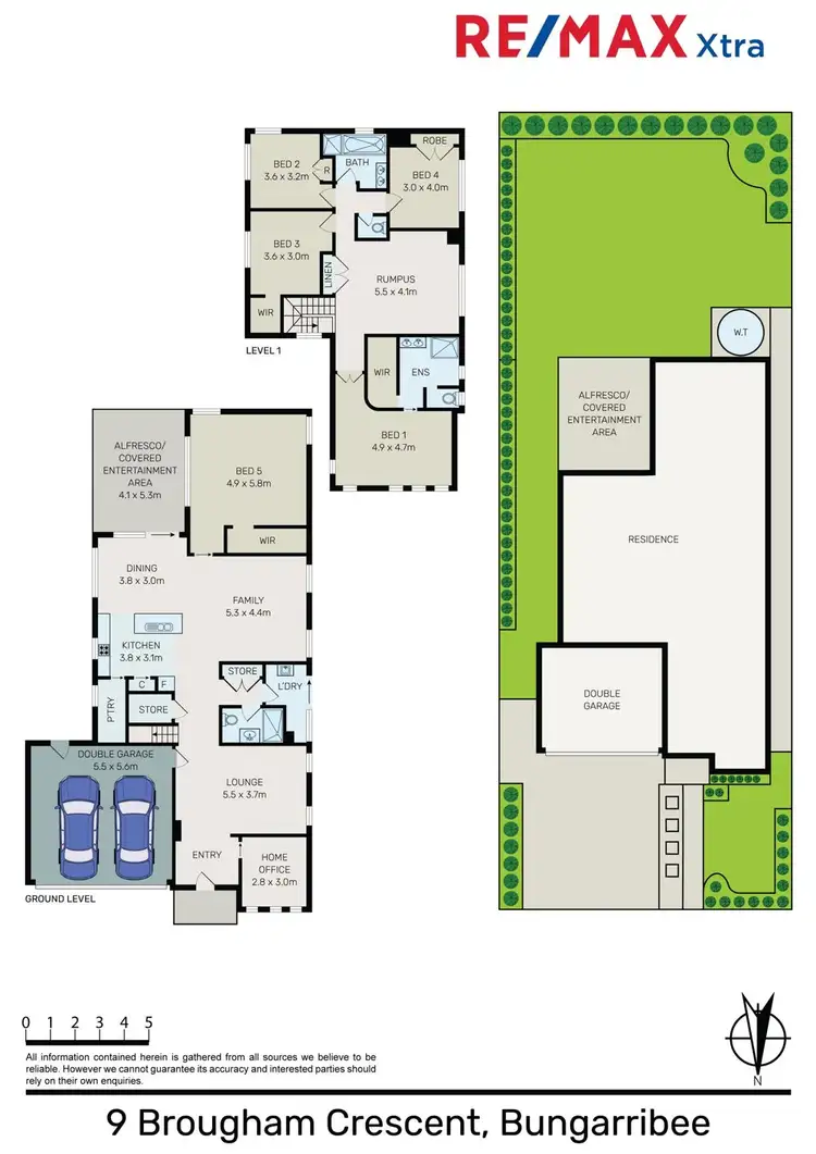 Floorplan of Homely house listing, 9 Brougham Crescent, Bungarribee NSW 2767