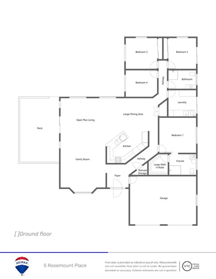Floorplan of Homely house listing, 5 Rosemount Place, New Auckland QLD 4680