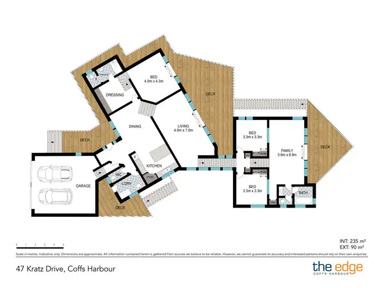 Floorplan of Homely house listing, 47 Kratz Drive, Coffs Harbour NSW 2450