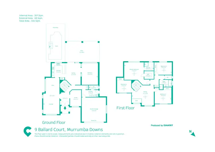 Floorplan of Homely house listing, 9 Ballard Court, Murrumba Downs QLD 4503