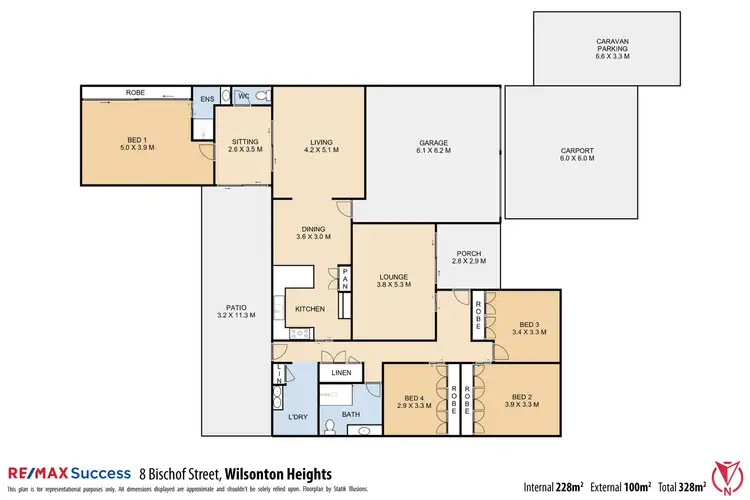 Floorplan of Homely house listing, 8 Bischof Street, Wilsonton Heights QLD 4350