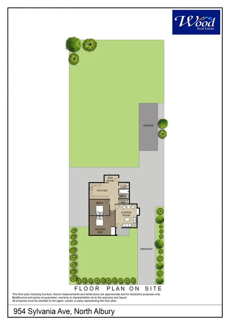 Floorplan of Homely house listing, 954 Sylvania Ave, North Albury NSW 2640