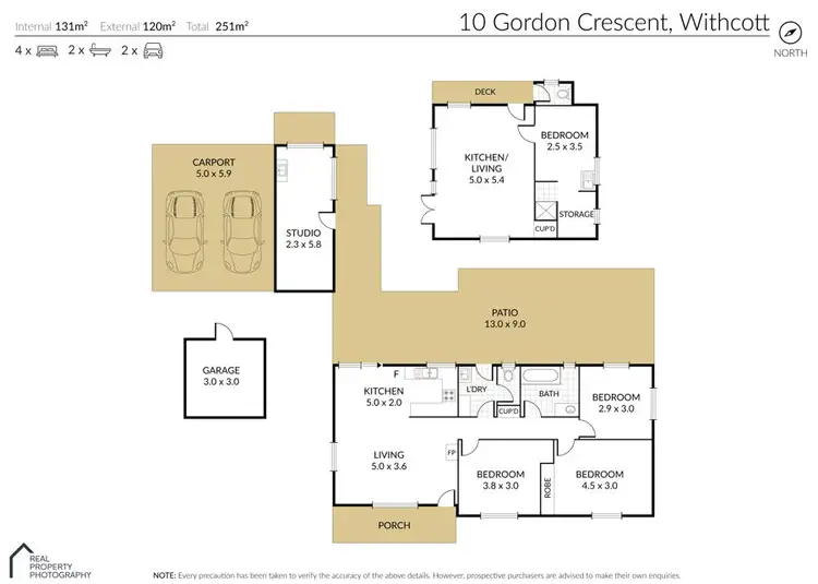Floorplan of Homely house listing, 10 Gordon Crescent, Withcott QLD 4352