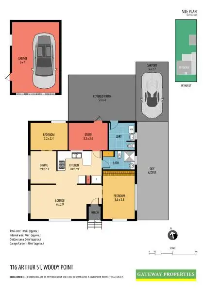 Floorplan of Homely house listing, 116 Arthur Street, Woody Point QLD 4019