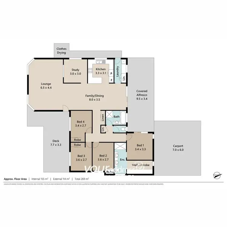Floorplan of Homely house listing, 22 Wilton Crescent, Boronia Heights QLD 4124