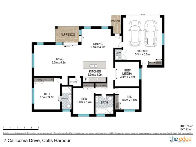 Floorplan of Homely house listing, 7 Callicoma Drive, Coffs Harbour NSW 2450