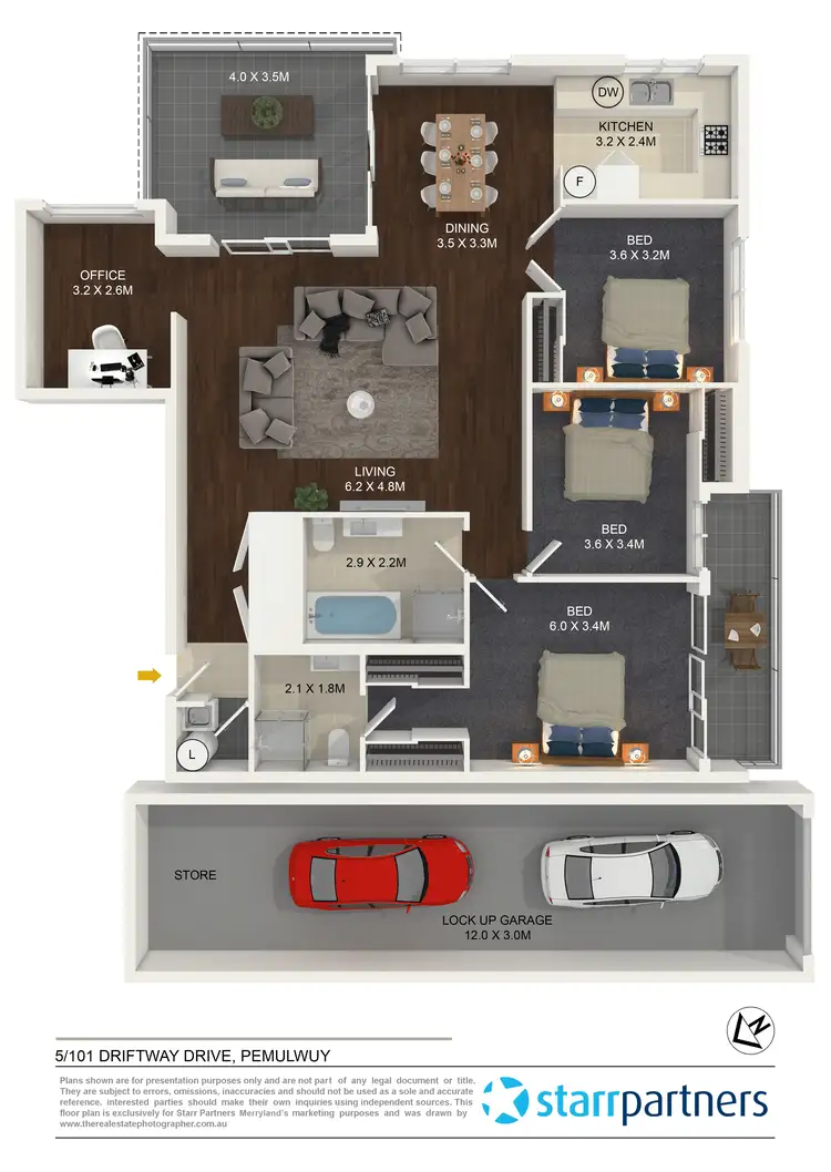 Floorplan of Homely unit listing, 5/101 Driftway Drive, Pemulwuy NSW 2145