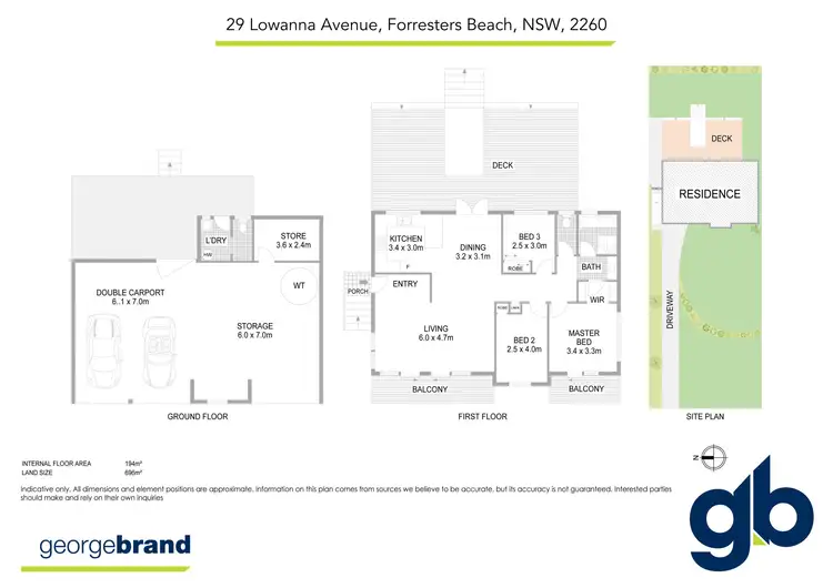 Floorplan of Homely house listing, 29 Lowanna Avenue, Forresters Beach NSW 2260