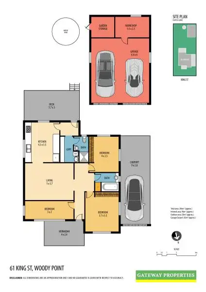 Floorplan of Homely house listing, 61 KING STREET, Woody Point QLD 4019