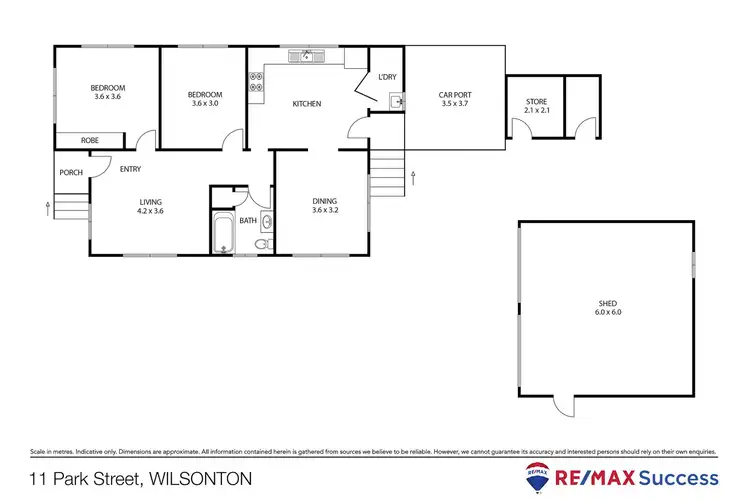 Floorplan of Homely house listing, 11 Park Street, Wilsonton QLD 4350