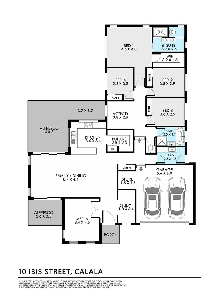 Floorplan of Homely house listing, 10 Ibis Street, Tamworth NSW 2340
