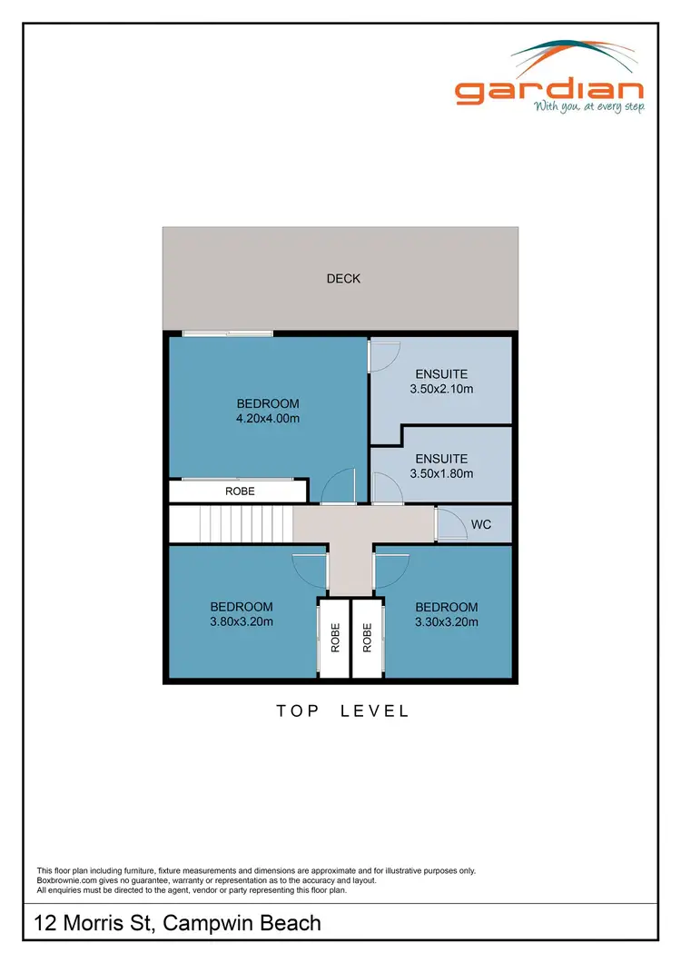 Floorplan of Homely house listing, 12 Morris Street, Campwin Beach QLD 4737