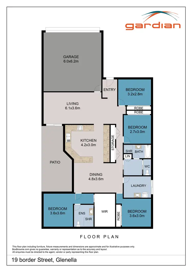 Floorplan of Homely house listing, 19 Border Street, Glenella QLD 4740