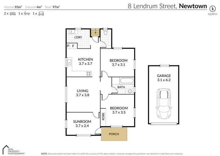 Floorplan of Homely house listing, 8 Lendrum Street, Newtown QLD 4350