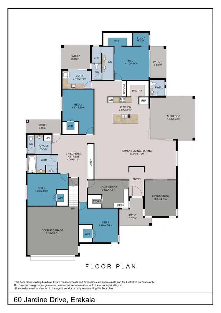 Floorplan of Homely house listing, 60 Jardine Drive, Erakala QLD 4740