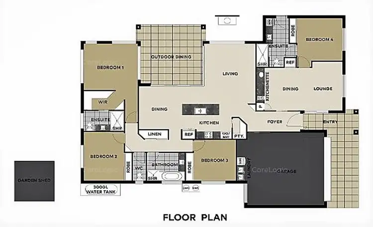 Floorplan of Homely house listing, 5 Wickerson Crescent, Bli Bli QLD 4560