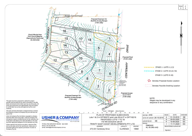 Floorplan of Homely land listing, Lot 12 Clarenza Rise Estate, Cnr Duncans Road & Centenary Drive, Clarenza NSW 2460