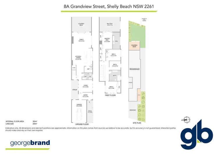 Floorplan of Homely townhouse listing, 8a Grandview Street, Shelly Beach NSW 2261
