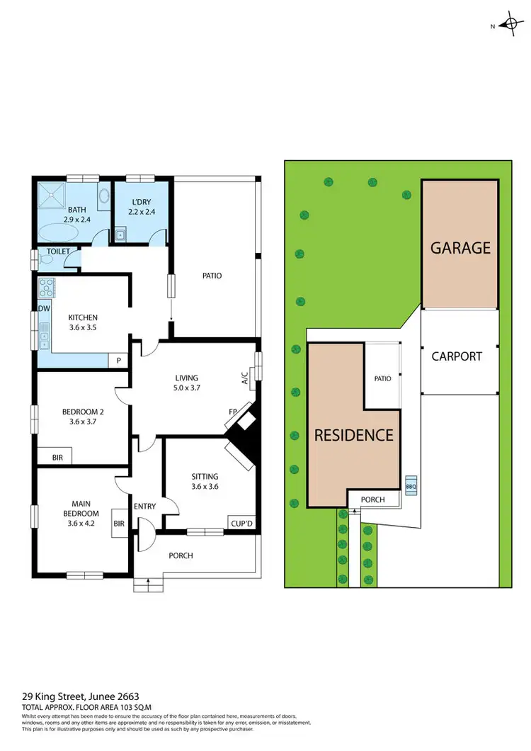 Floorplan of Homely house listing, 29 King Street, Junee NSW 2663