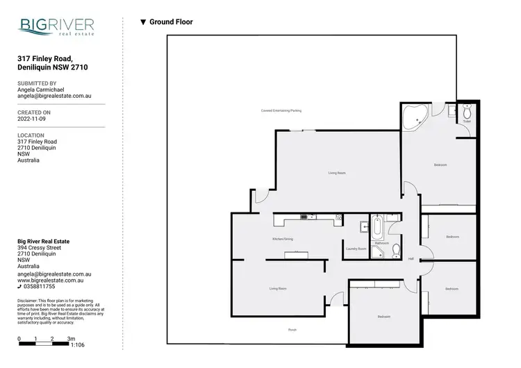 Floorplan of Homely house listing, 317 Finley Road, Deniliquin NSW 2710