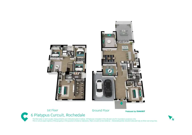 Floorplan of Homely house listing, 6 Platypus Circuit, Rochedale QLD 4123