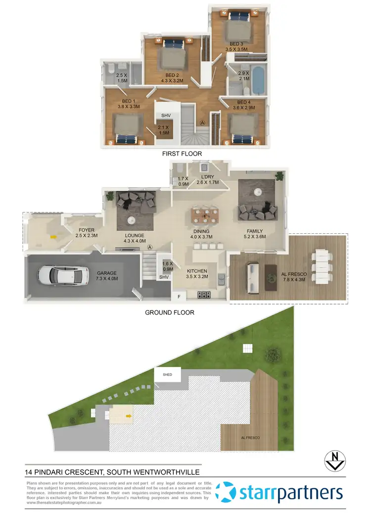Floorplan of Homely house listing, 14 Pindari Crescent, South Wentworthville NSW 2145