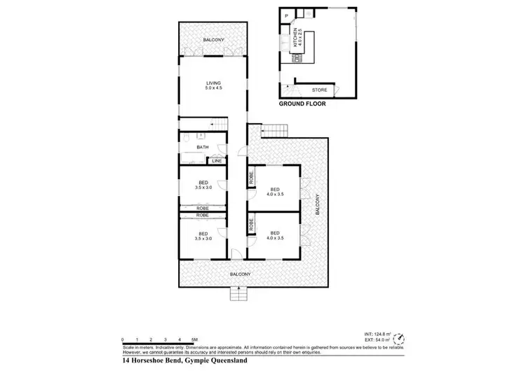 Floorplan of Homely house listing, 14 Horseshoe Bend, Gympie QLD 4570