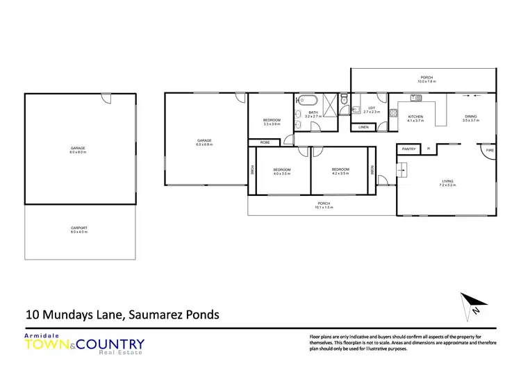Floorplan of Homely house listing, 10 Munday's Lane, Armidale NSW 2350