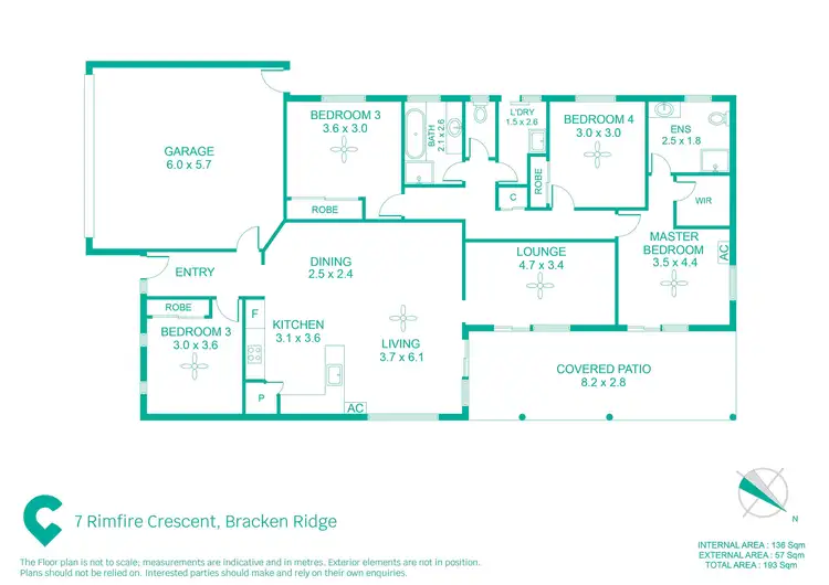 Floorplan of Homely house listing, 7 Rimfire Crescent, Bracken Ridge QLD 4017