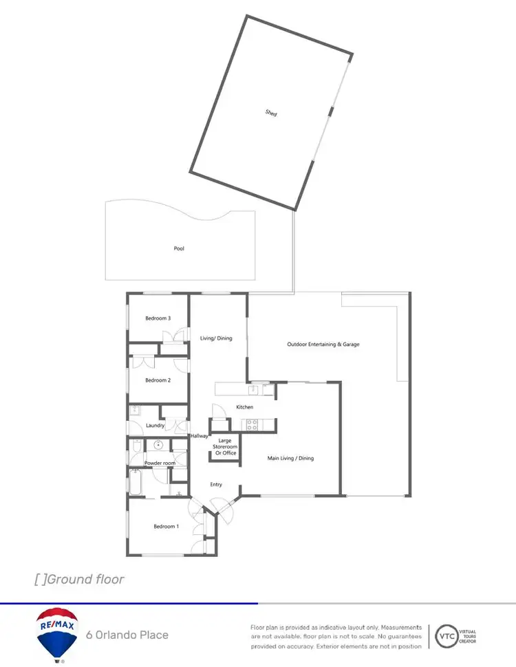Floorplan of Homely house listing, 6 Orlando Place, New Auckland QLD 4680