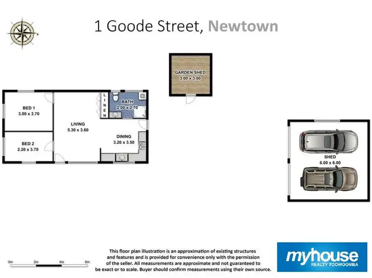 Floorplan of Homely house listing, 1 Goode Street, Newtown QLD 4350
