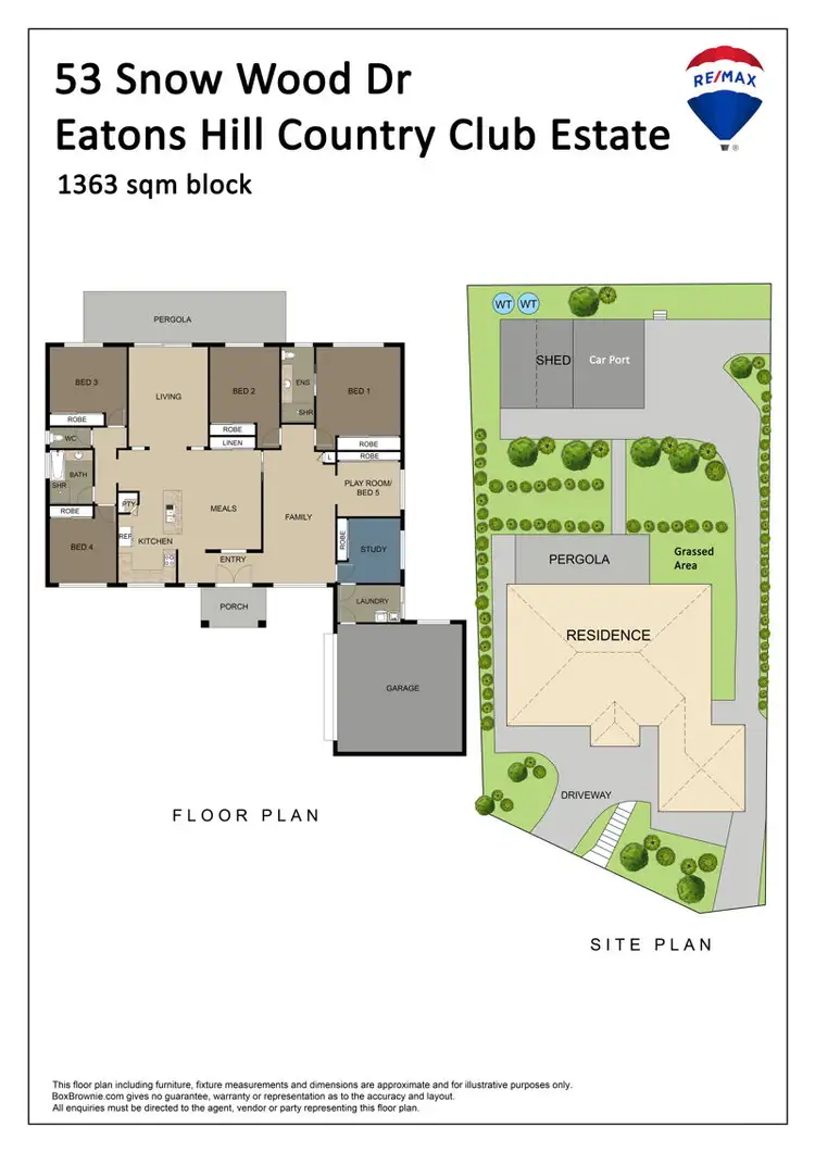 Floorplan of Homely house listing, 53 Snow Wood Drive, Eatons Hill QLD 4037