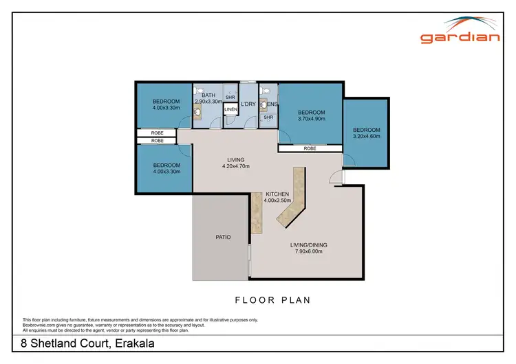 Floorplan of Homely house listing, 8 Shetland Court, Erakala QLD 4740