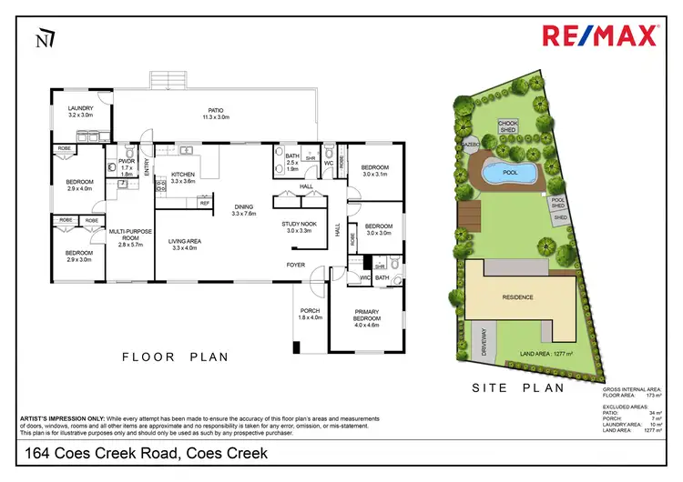 Floorplan of Homely house listing, 164 Coes Creek Road, Coes Creek QLD 4560