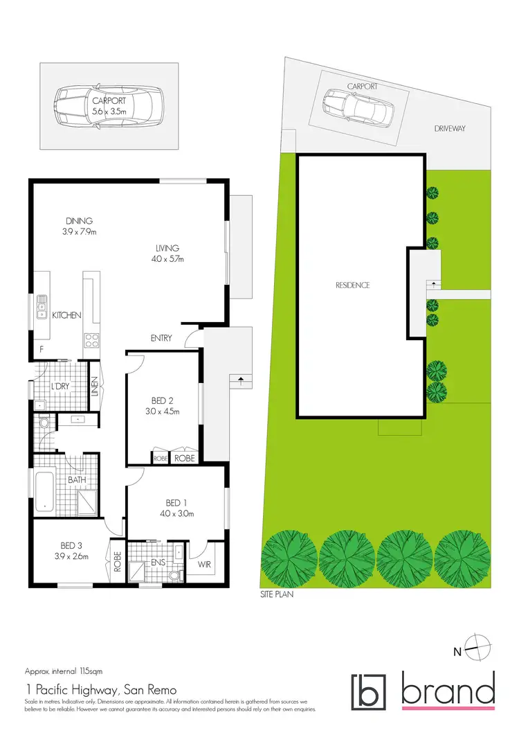 Floorplan of Homely house listing, 1 Pacific Highway, San Remo NSW 2262