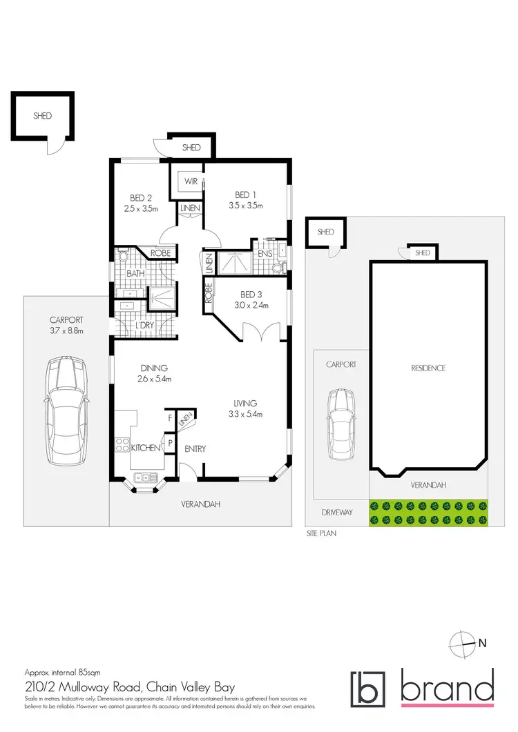 Floorplan of Homely house listing, 210/2 Mulloway Road, Chain Valley Bay NSW 2259